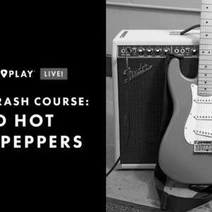 Crash Course: Pink Sizzling Chili Peppers |  Be taught Songs, Techniques & Tones |  Fender Play LIVE |  fender