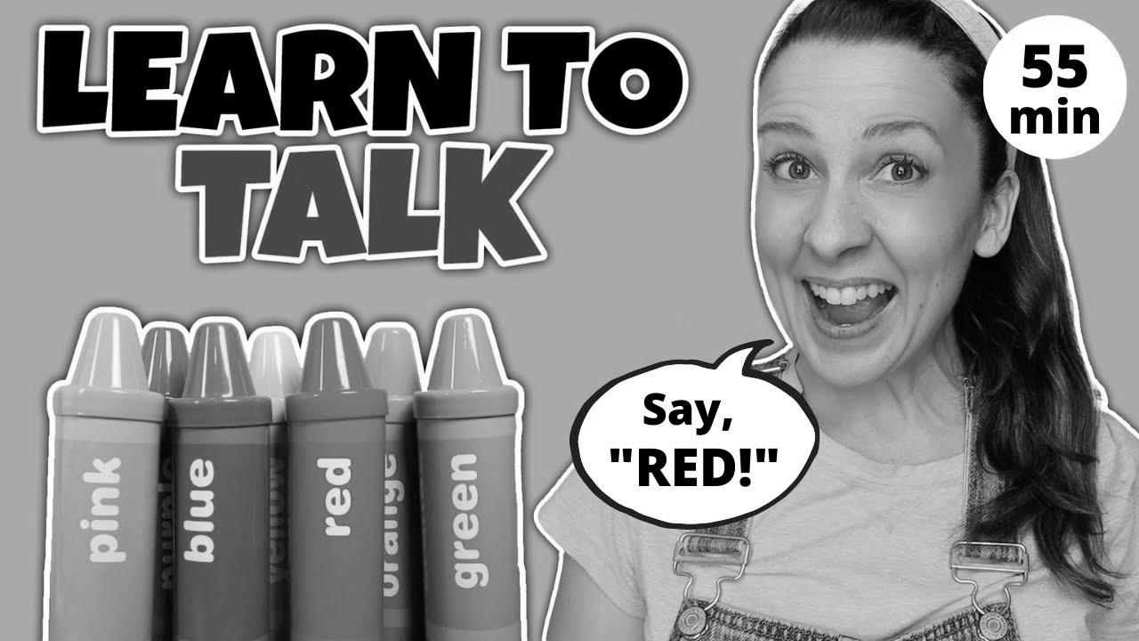 Learn To Talk – Toddler Studying Video – Study Colours with Crayon Surprises – Speech Delay – Child