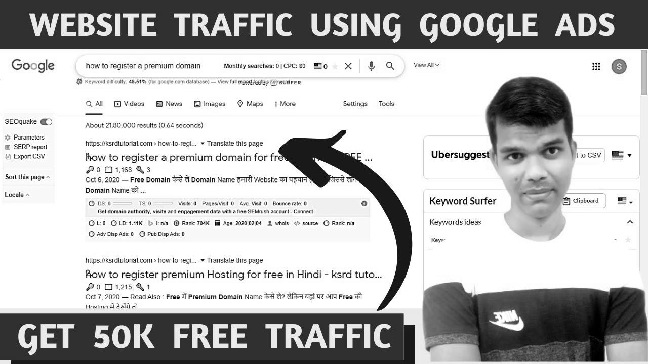 Get 50k Free Website Visitors From search engine optimisation – Make $1085 Per Month