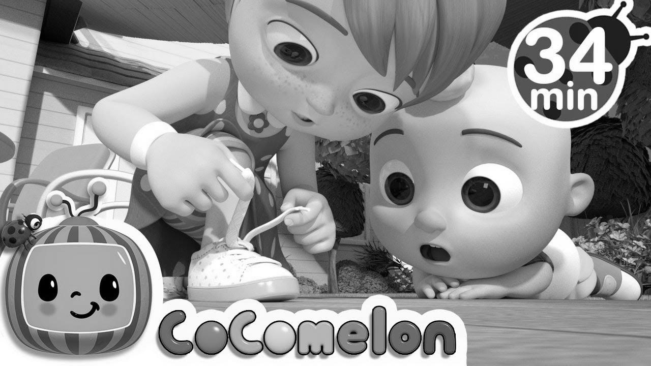 Learn To Tie Your Footwear + More Nursery Rhymes & Kids Songs – CoComelon