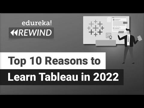 Prime 10 Reasons to Be taught Tableau in 2022 |  Tableau Certification |  tableau |  Edureka Rewind – 6