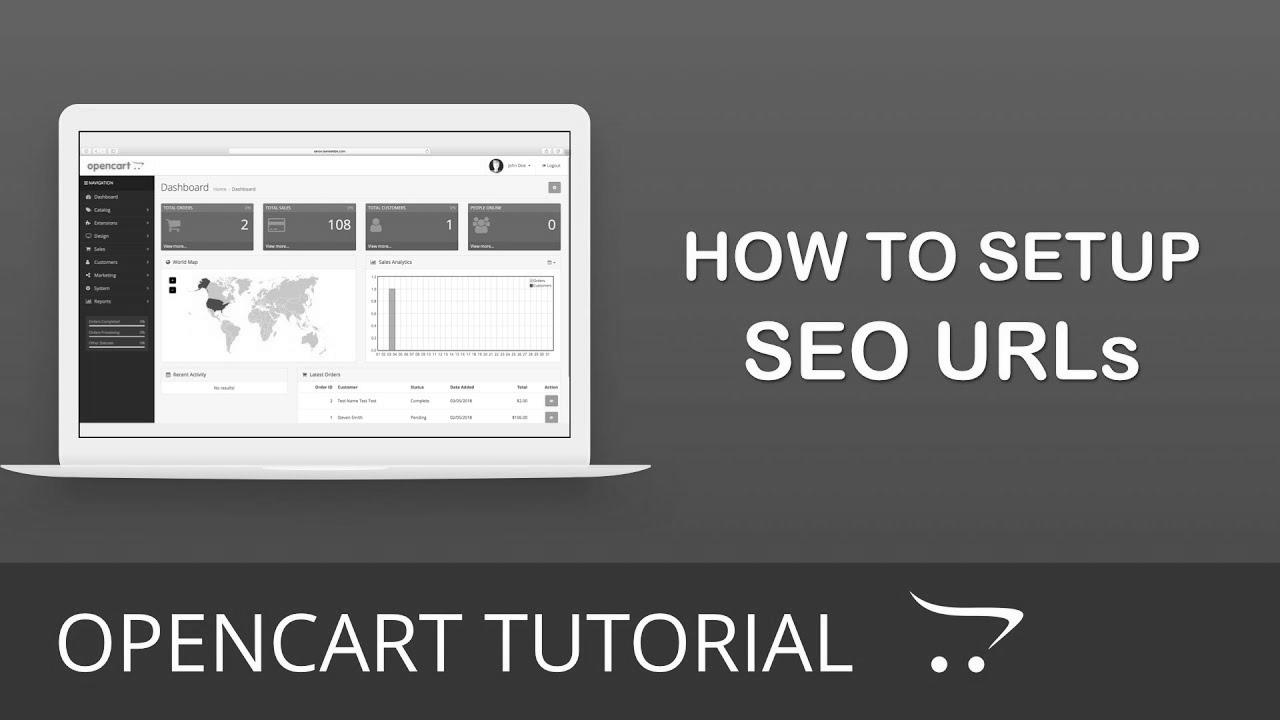  Arrange SEO URLs in OpenCart 3.x