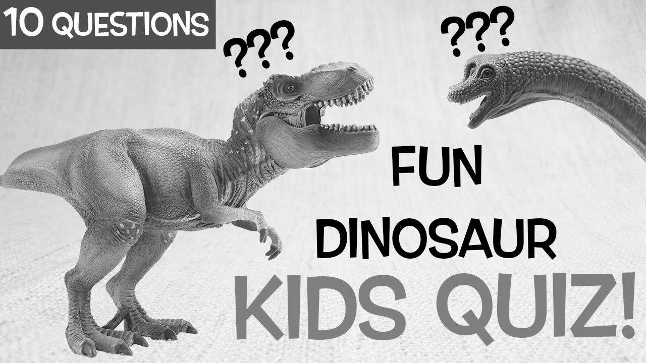 DINOSAUR QUIZ!  |  10 Questions – Study About Dinosaurs |  Fun & Academic |  Dinosaurs For Children