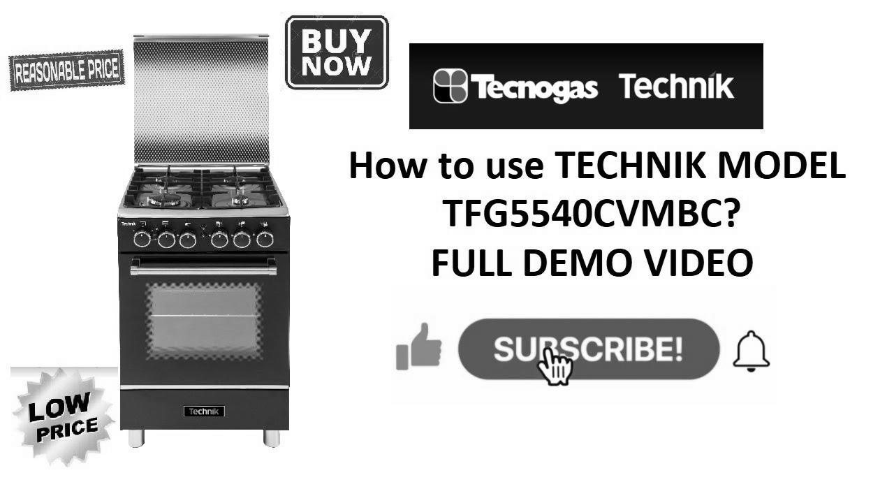 How you can use TFG5540CVMBC |  50CM Technique Cooking Range |  PINAKAMURA NA TECHNIK COOKING RANGE (Tagalog)