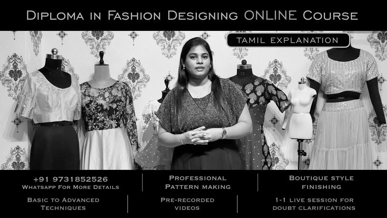Be taught Fashion Design On-line Course |  Complete Tamil briefing